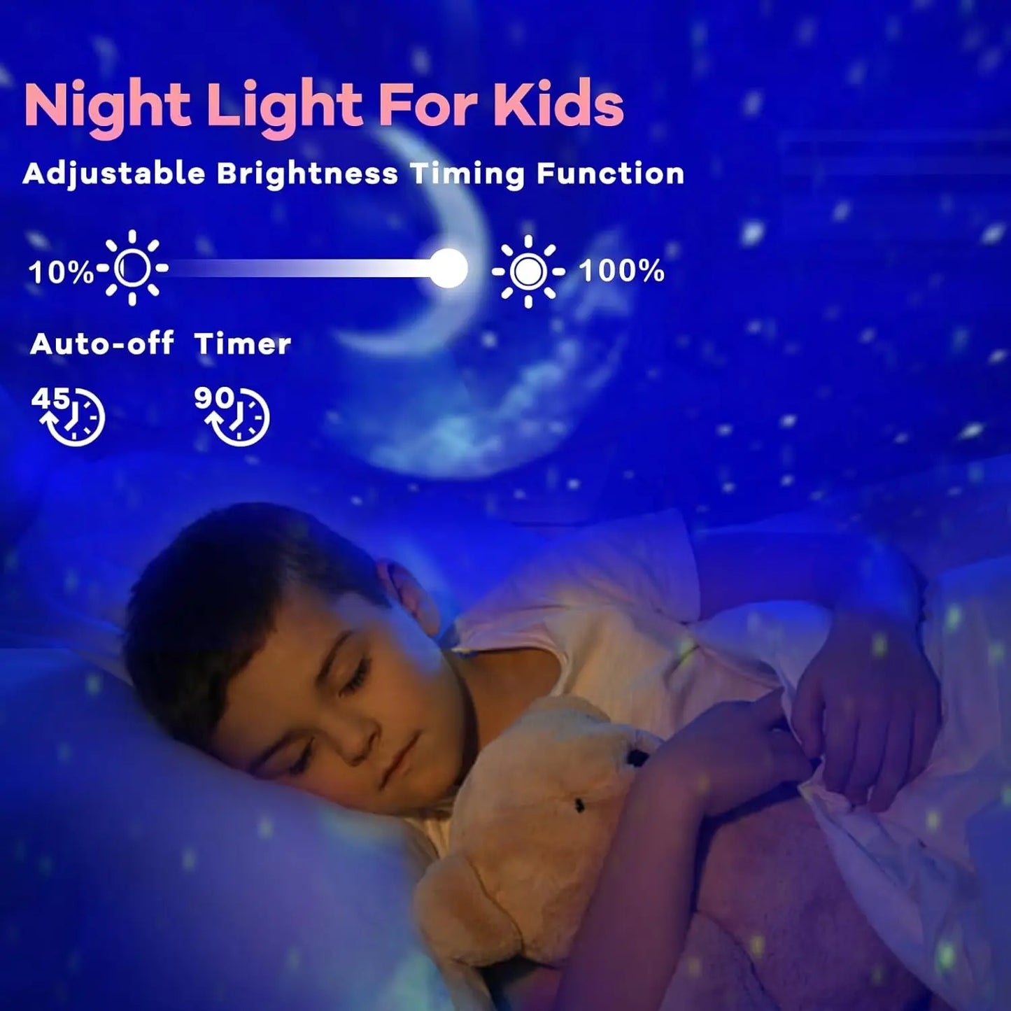 Lumora - Astronaut Nebula Projector Romantic Atmosphere Children's Room Decor Companion Bluetooth Speaker