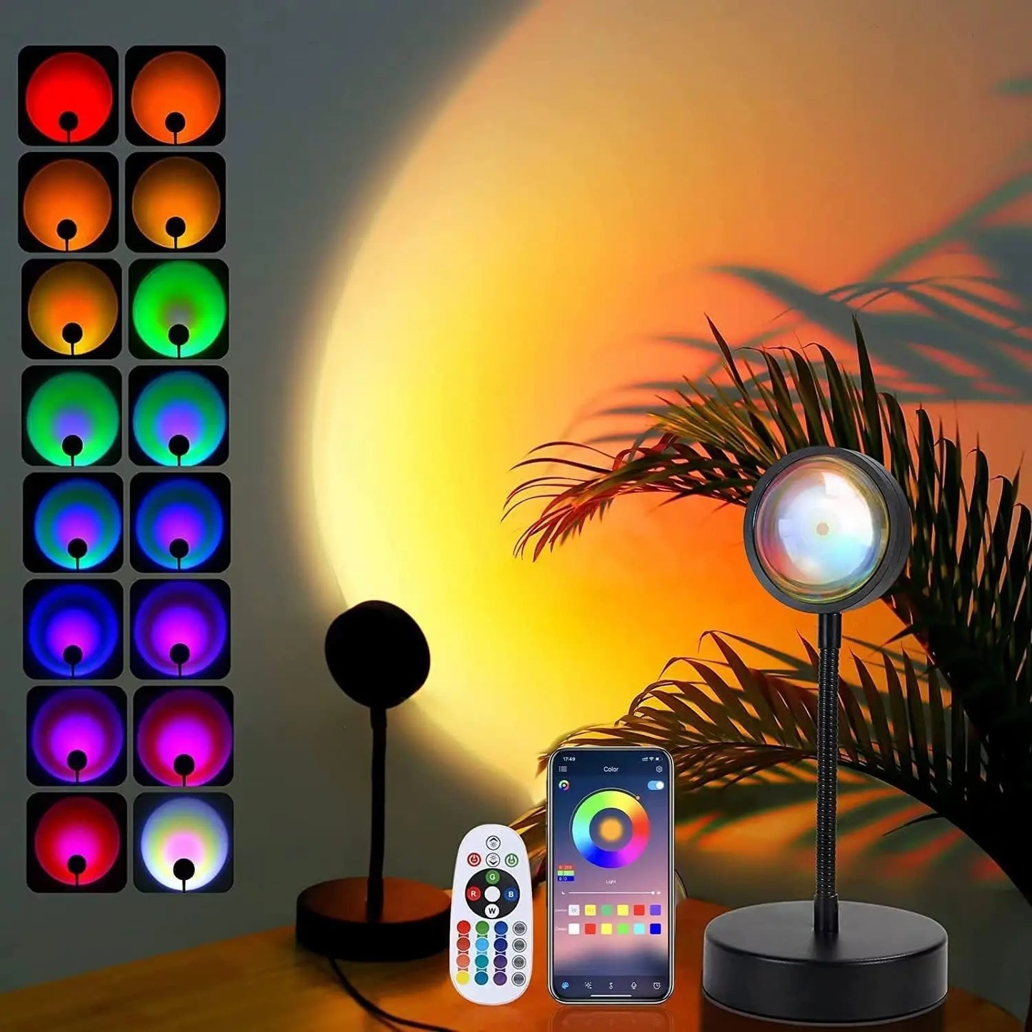 Lumora™ 16-Color Sunset Projection Lamp