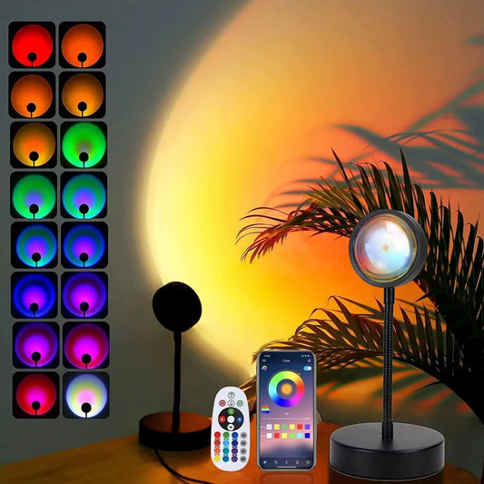 Lumora™ 16-Color Sunset Projection Lamp