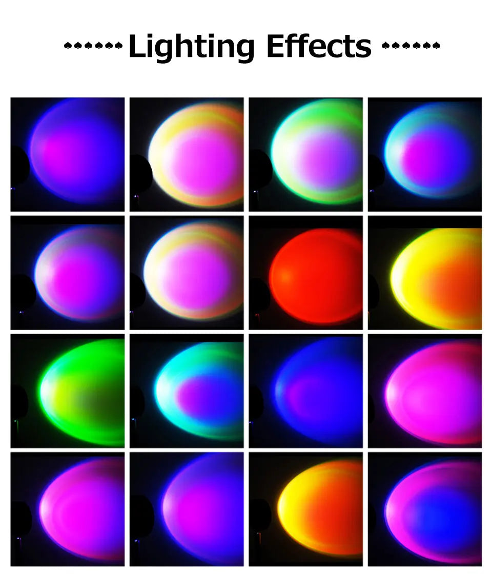 Lumora™ 16-Color Sunset Projection Lamp