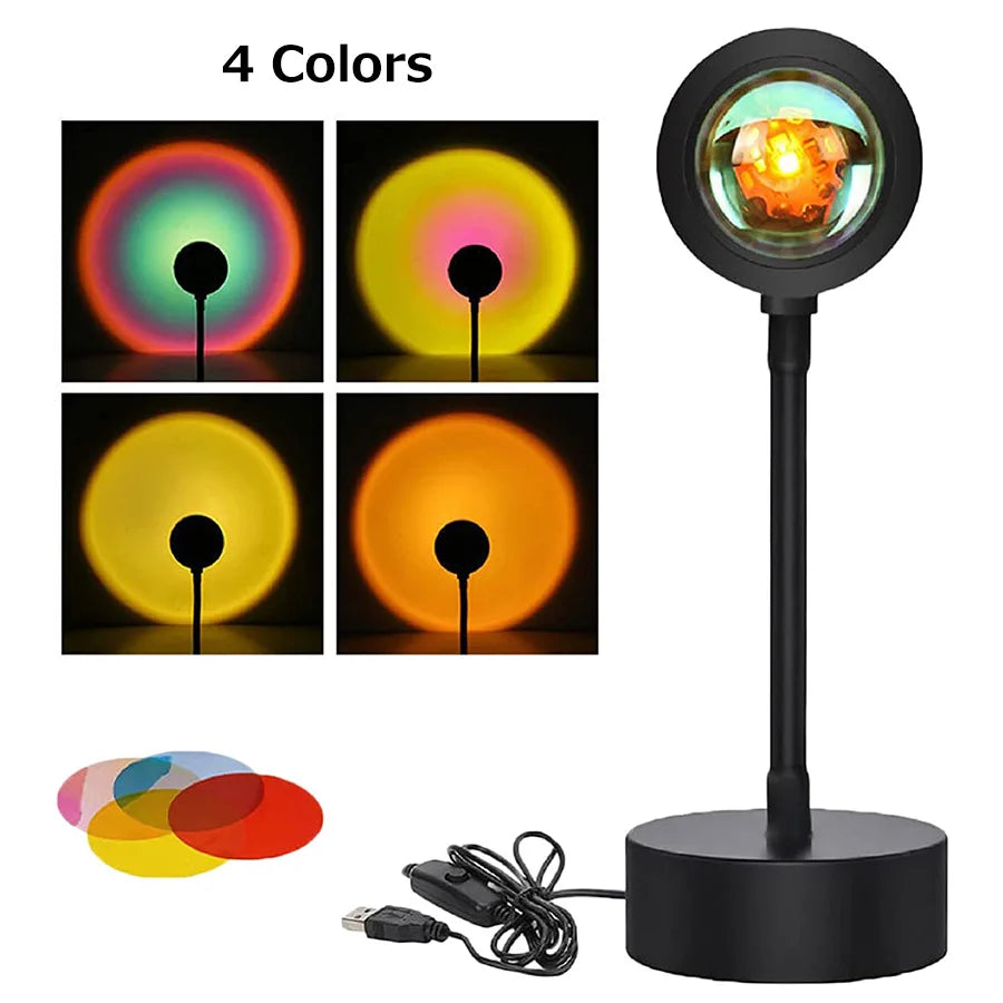 Lumora™ 16-Color Sunset Projection Lamp