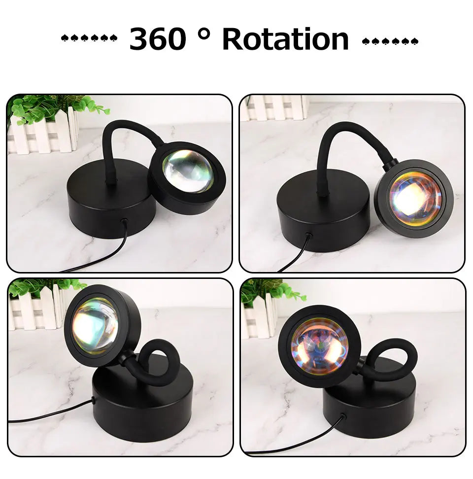 Lumora™ 16-Color Sunset Projection Lamp